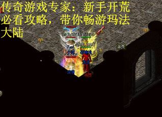 传奇游戏专家：新手开荒必看攻略，带你畅游玛法大陆