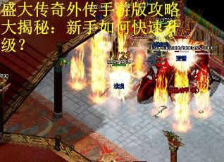 盛大传奇外传手游版攻略大揭秘：新手如何快速升级？