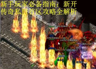 新手玩家必备指南：新开传奇私服首区攻略全解析