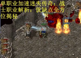 单职业加速迷失传奇：战士职业解析：优缺点全方位揭秘