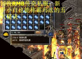 回收RMB传奇私服：新手小白也能称霸玛法的五大秘诀