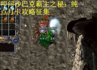 叩问沙巴克霸主之秘：纯点月卡攻略征集
