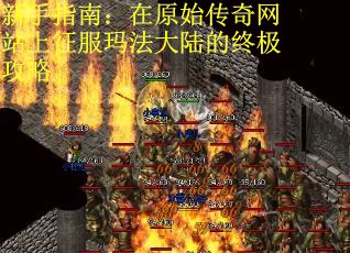 新手指南：在原始传奇网站上征服玛法大陆的终极攻略