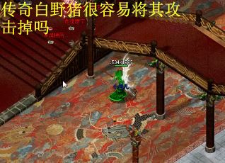 传奇白野猪很容易将其攻击掉吗