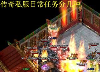 传奇私服日常任务分几种
