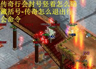 传奇行会封号竖着怎么隐藏括号-传奇怎么退出行会命令