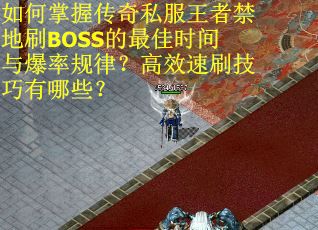 如何掌握传奇私服王者禁地刷BOSS的最佳时间与爆率规律？高效速刷技巧有哪些？