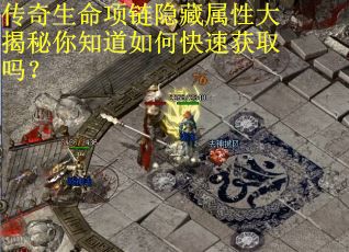 传奇生命项链隐藏属性大揭秘你知道如何快速获取吗？