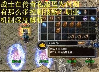 战士在传奇私服里为何拥有那么多控制技能？职业机制深度解析