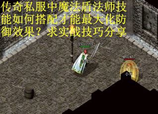 传奇私服中魔法盾法师技能如何搭配才能最大化防御效果？求实战技巧分享