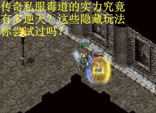 传奇私服毒道的实力究竟有多逆天？这些隐藏玩法你尝试过吗？
