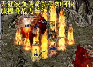 天涯凌血传奇新手如何快速提升战力等级？