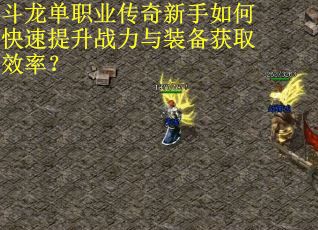 斗龙单职业传奇新手如何快速提升战力与装备获取效率？