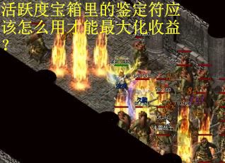 活跃度宝箱里的鉴定符应该怎么用才能最大化收益？