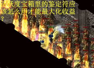 活跃度宝箱里的鉴定符应该怎么用才能最大化收益？