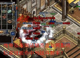 传奇私服网站精准度如何影响玩家技能命中与战斗胜率? 传奇私服网站精准度如何影响玩家技能命中与战斗胜率?