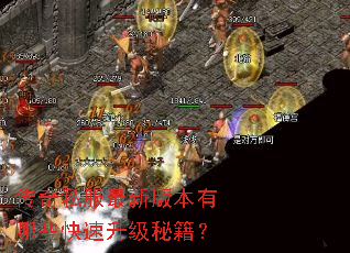 传奇私服最新版本有哪些快速升级秘籍? 传奇私服最新版本有哪些快速升级秘籍?