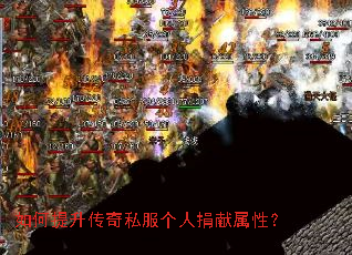 如何提升传奇私服个人捐献属性? 如何提升传奇私服个人捐献属性?
