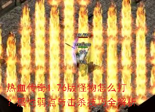 热血传奇1.76版怪物怎么打?属性弱点与击杀技巧全解析 热血传奇1.76版怪物怎么打?属性弱点与击杀技巧全解析