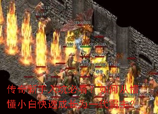 传奇新手入坑必看?如何从懵懂小白快速成长为一代霸主? 传奇新手入坑必看?如何从懵懂小白快速成长为一代霸主?